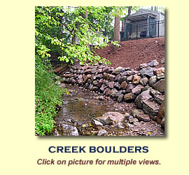 Creek Boulders